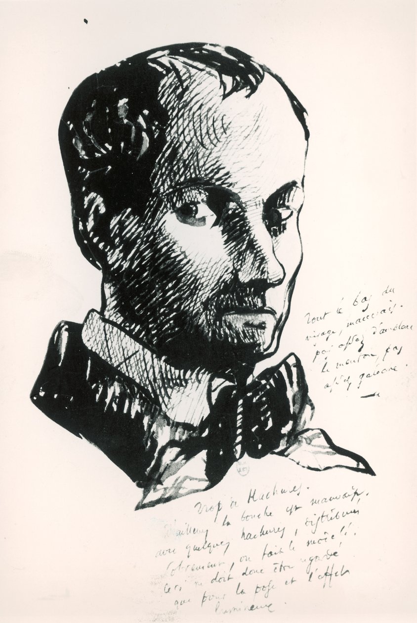 Self Portrait by Charles Pierre Baudelaire