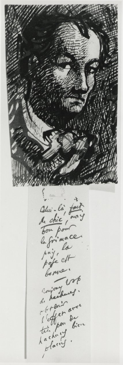 Self Portrait by Charles Pierre Baudelaire