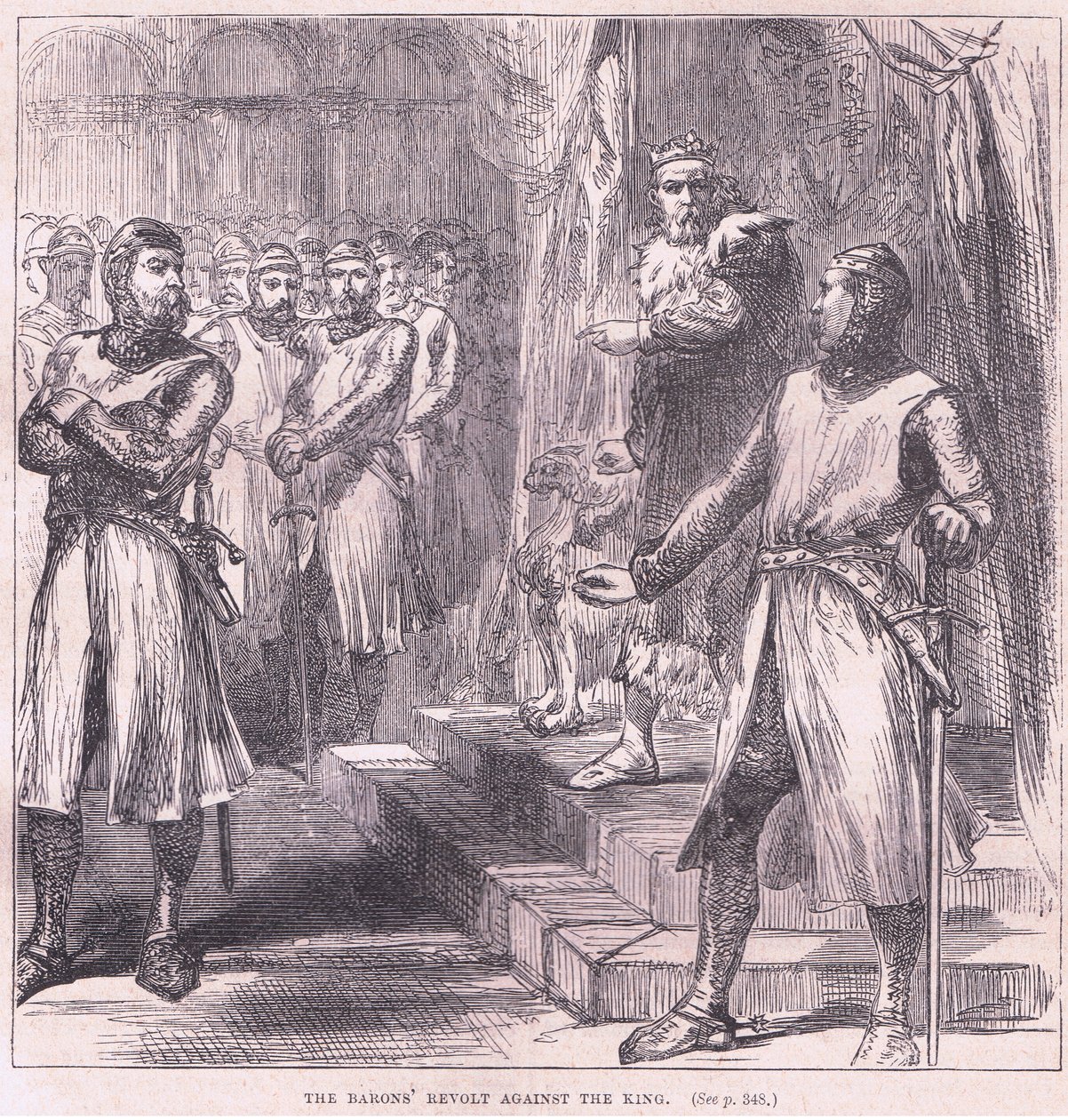 The barons revolt against the king by Charles Ricketts