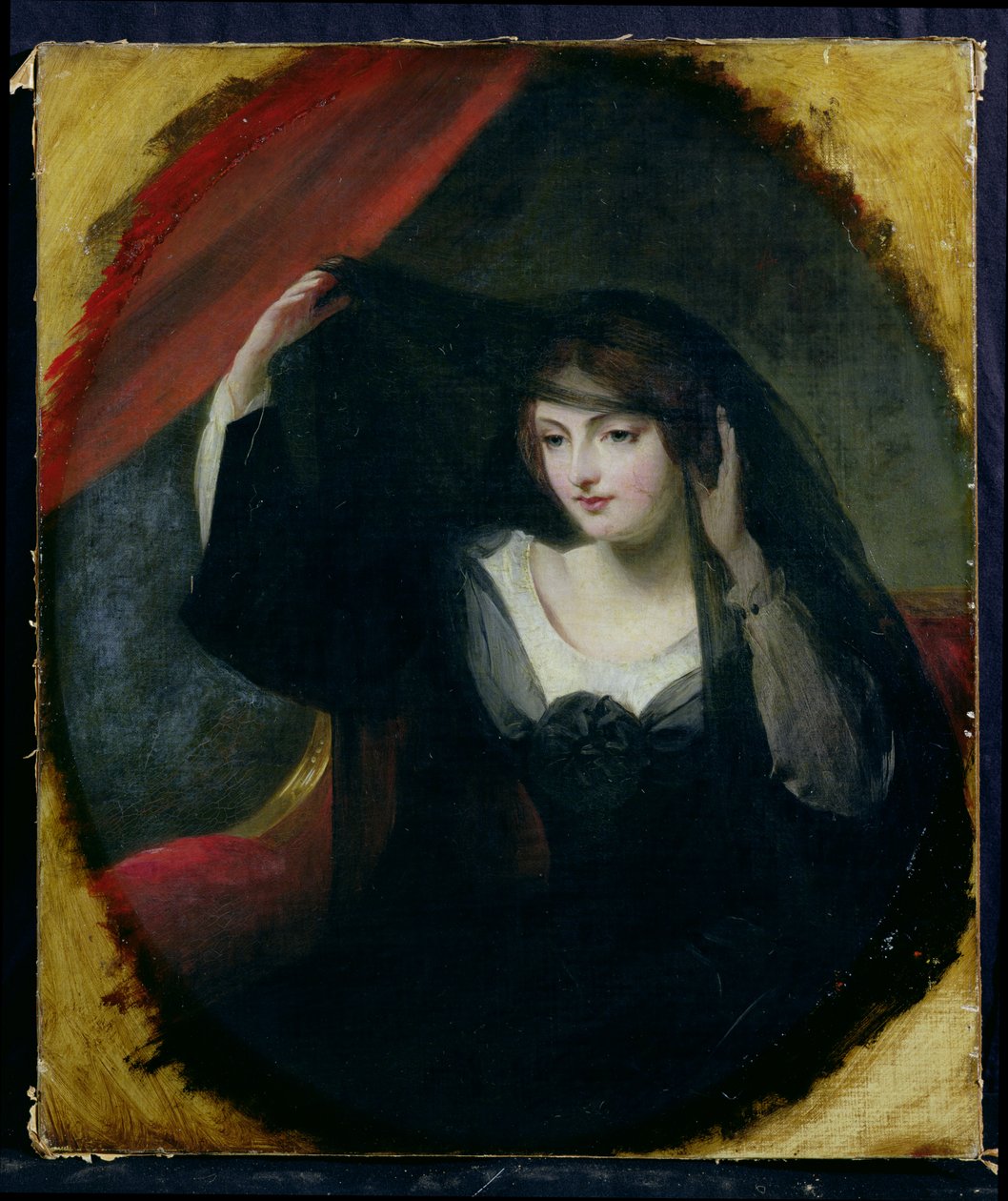 Olivia Raising Her Veil, 1849 by Charles Robert Leslie