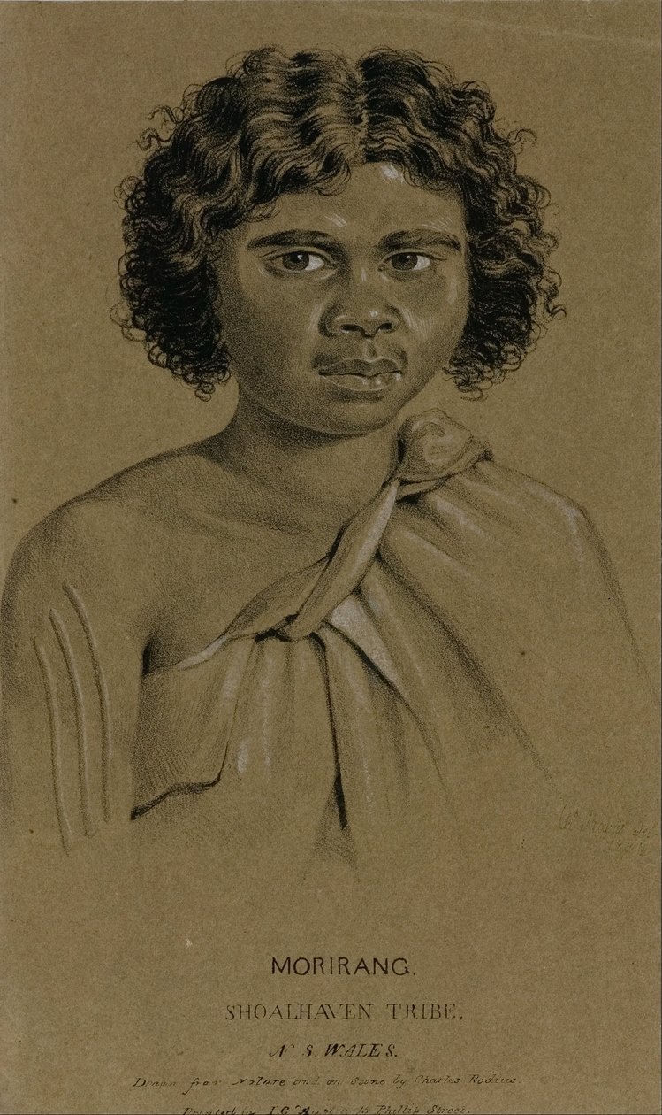 Morirang, Shoalhaven Tribe, New South Wales by Charles Rodius