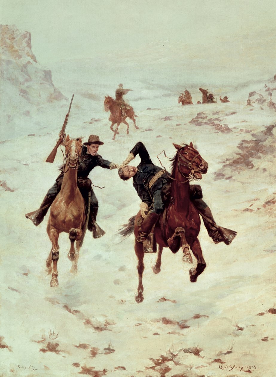 The Despatch Riders by Charles Schreyvogel: Fine art print