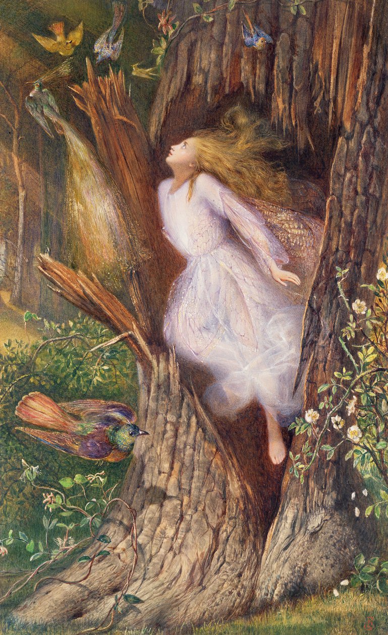The Metamorphosis of Daphne into a Laurel Tree by Apollo by Charles Sims