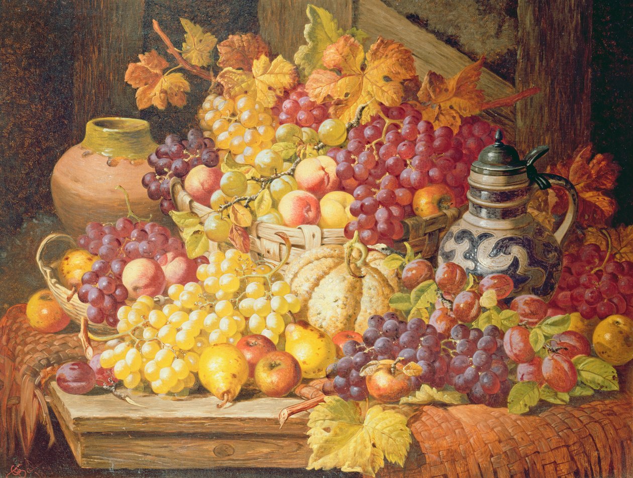 Still Life with Fruit by Charles Thomas Bale