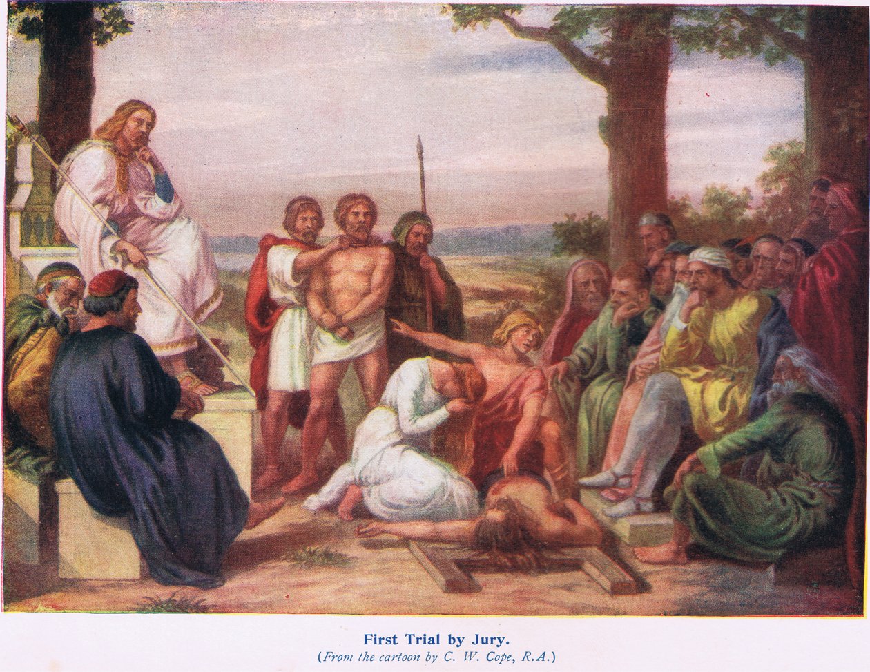 The first trial by jury by Charles West Cope