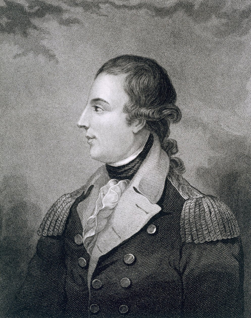 Richard Montgomery engraved by E. Mackenzie by Charles Willson Peale
