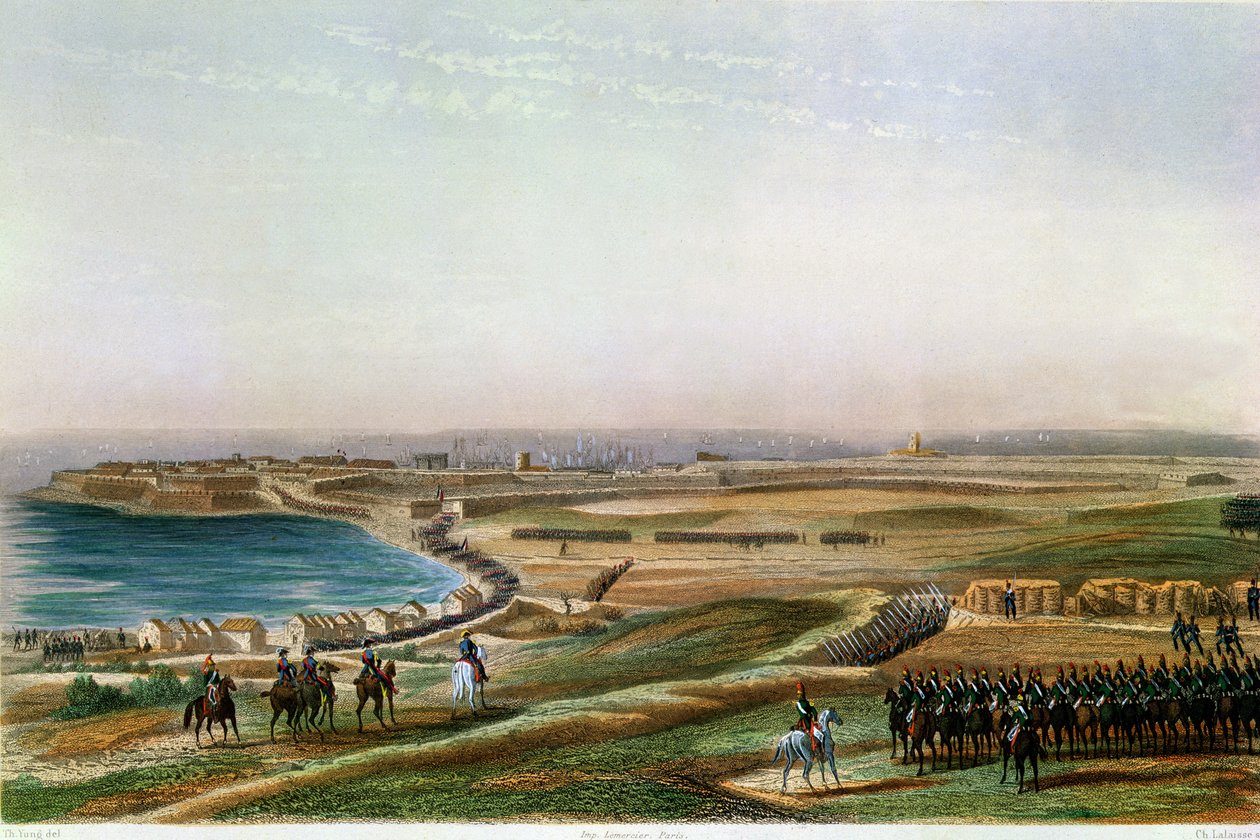 The Taking of Gaeta, 19th July 1806 by Charles de Lalaisse