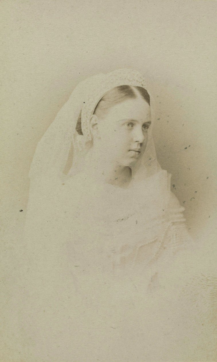 Portrait of Grand Duchess Maria Alexandrovna of Russia, Duchess of Saxe-Coburg and Gotha by Charles Bergamasco