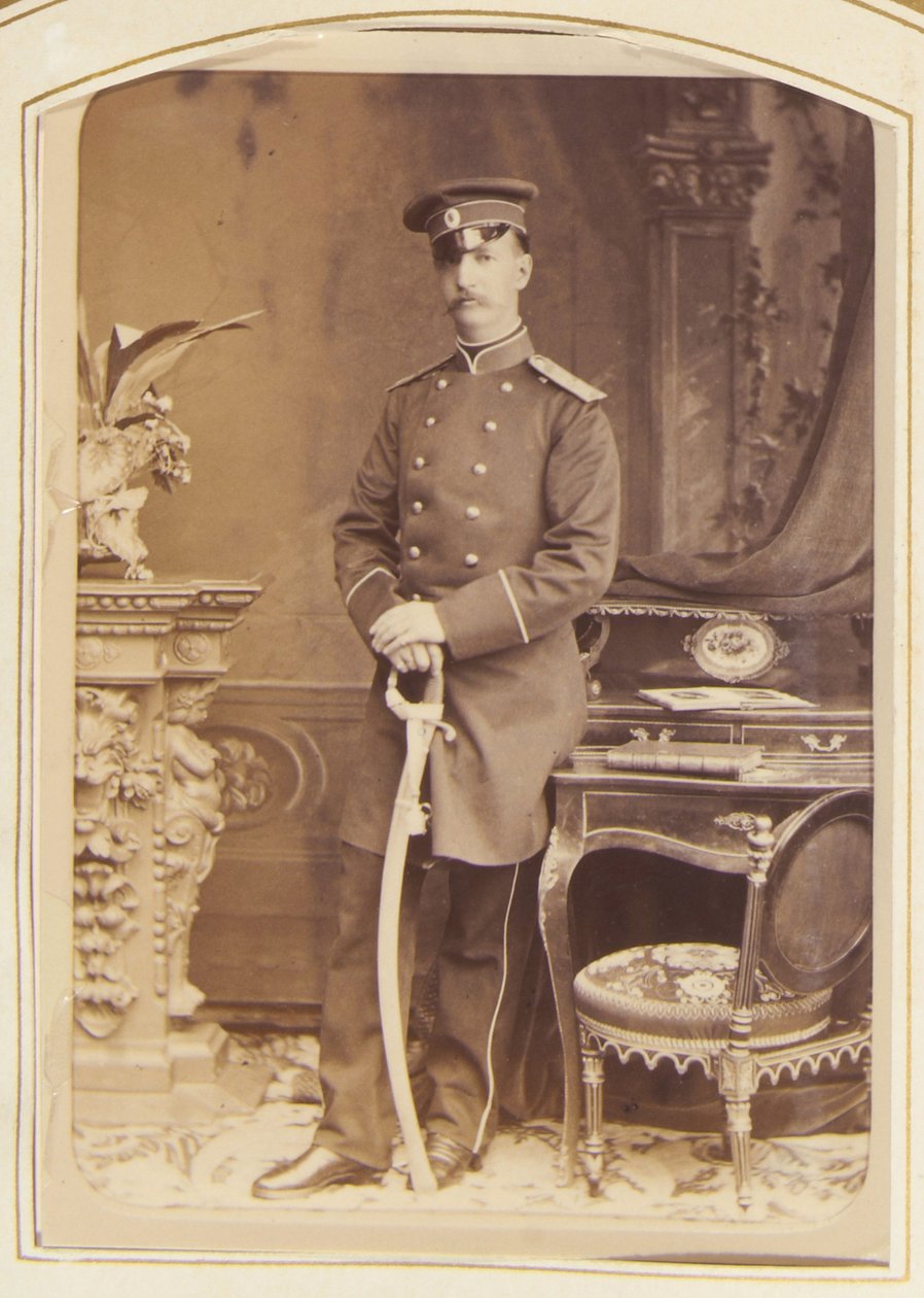 Portrait of George I (1845-1913), King of the Hellenes by Charles Bergamasco