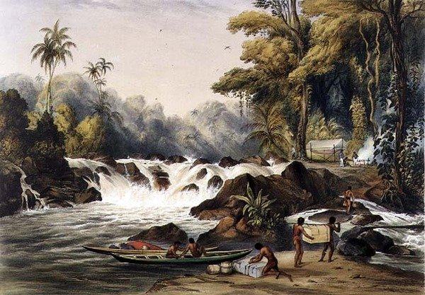 Christmas Cataract on the River Berbice, from 