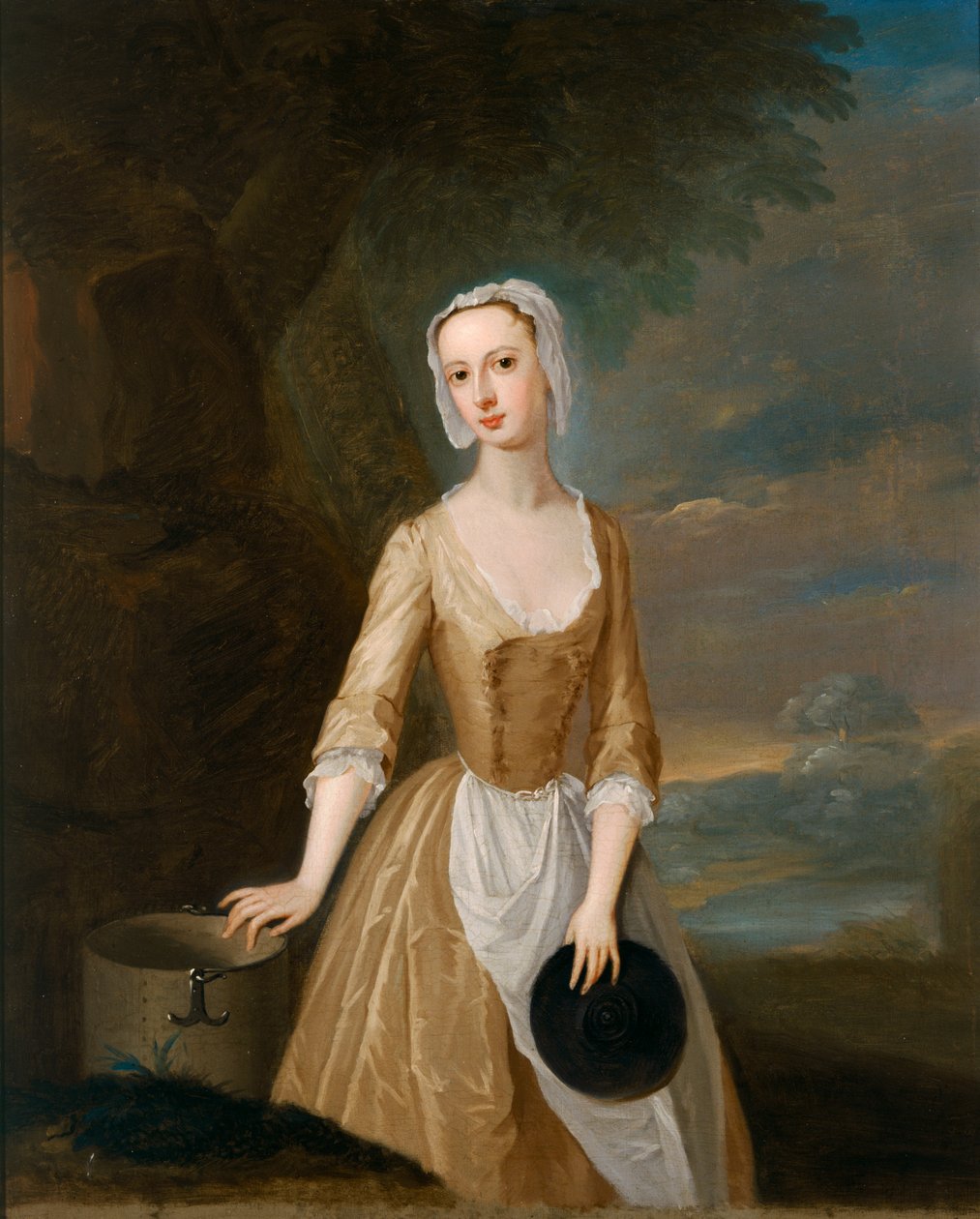 Catherine Hyde, Duchess of Queensbury as a Milkmaid c.1770 by Charles (after) Jervas