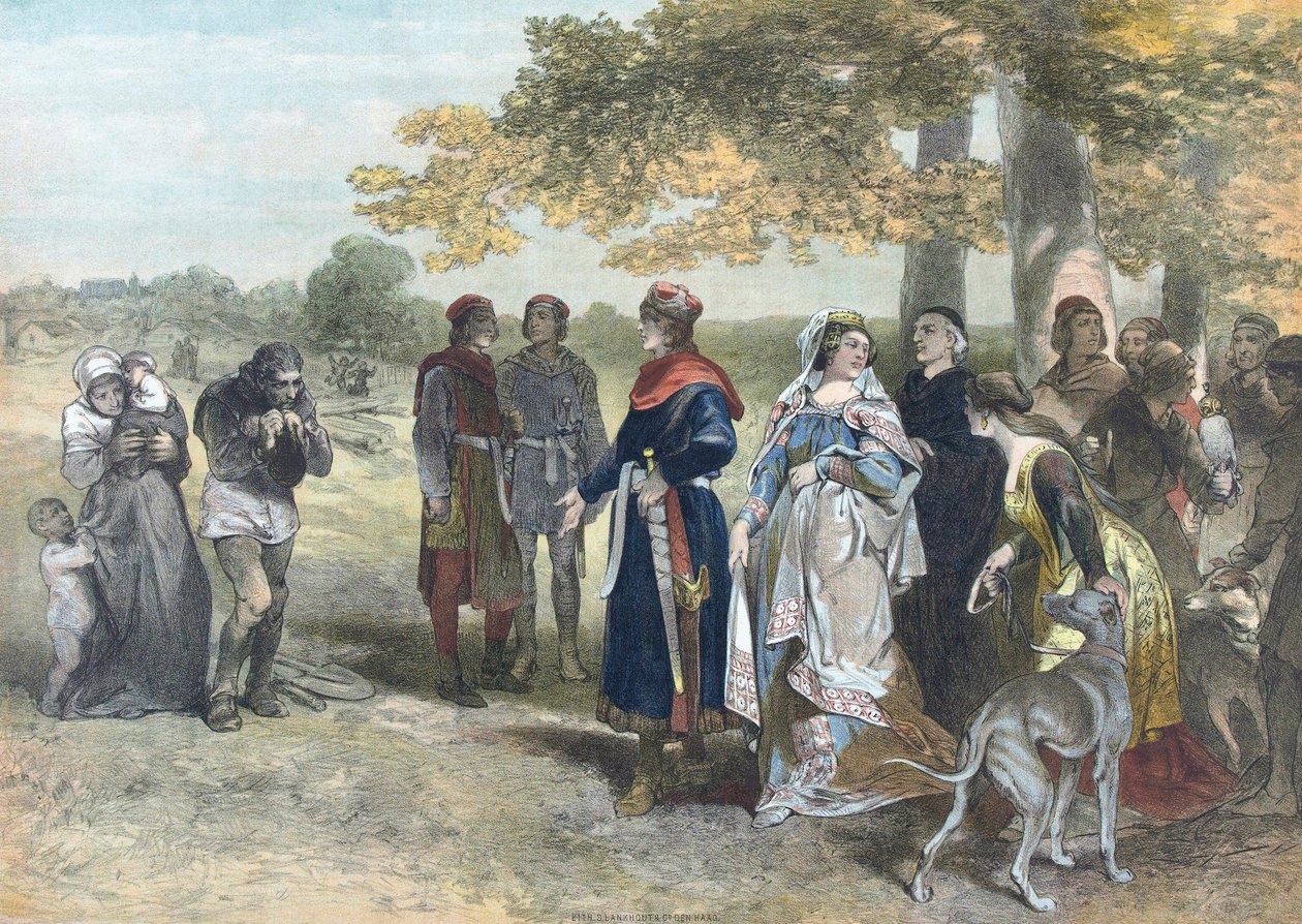 Floris V, Count of Holland and Zeeland by Charles (after) Rochussen
