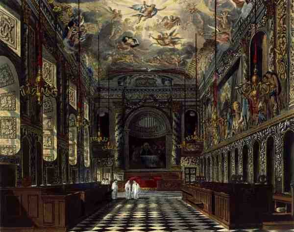 The Royal Chapel, Windsor Castle, from 