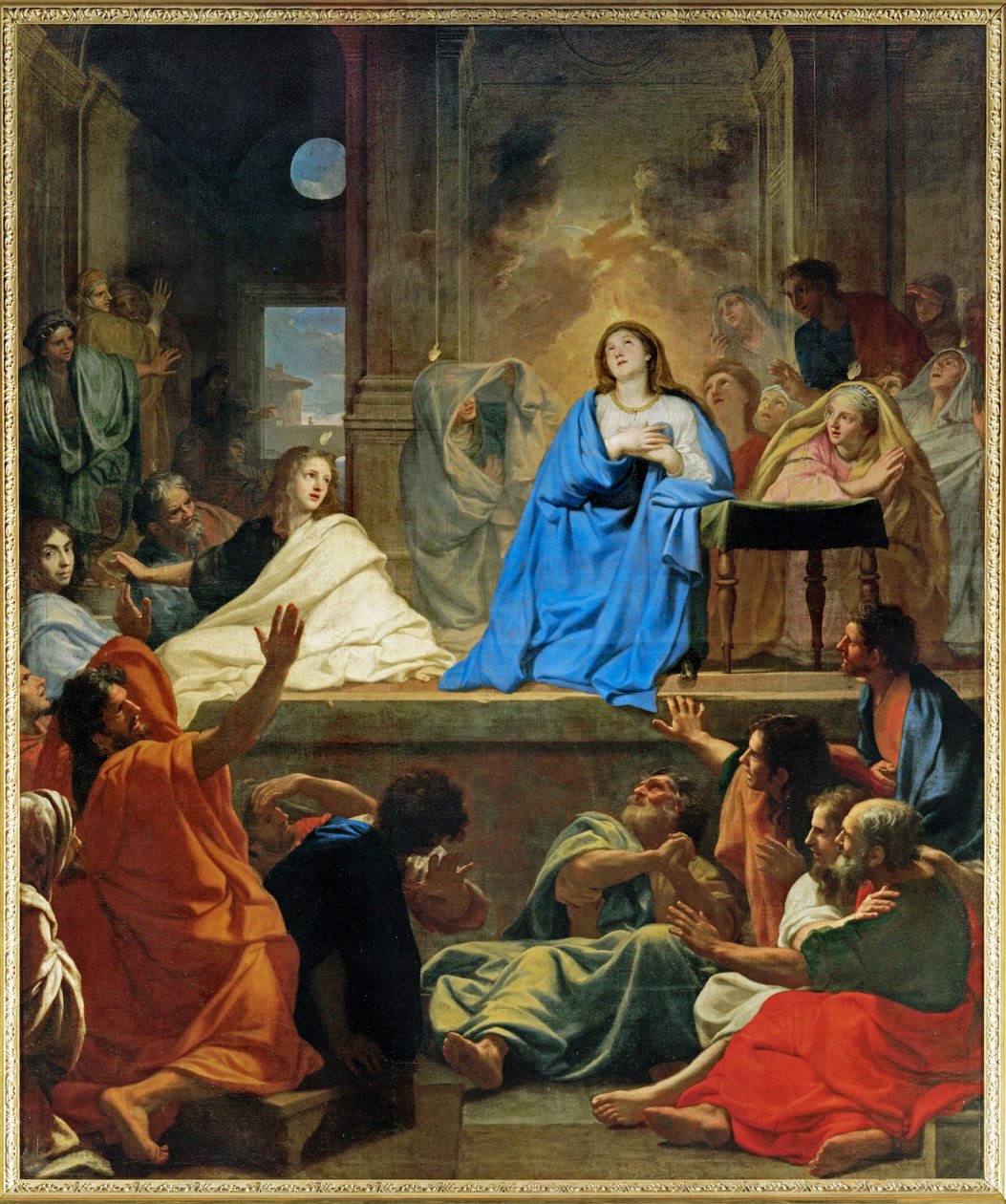 The descent of the Holy Ghost by Charles (attr. to) Le Brun