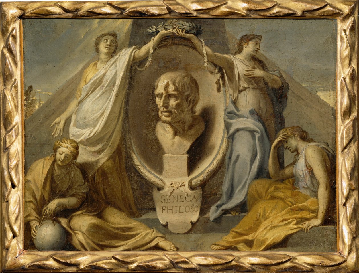 The tomb of Seneca by Charles (attr. to) Le Brun