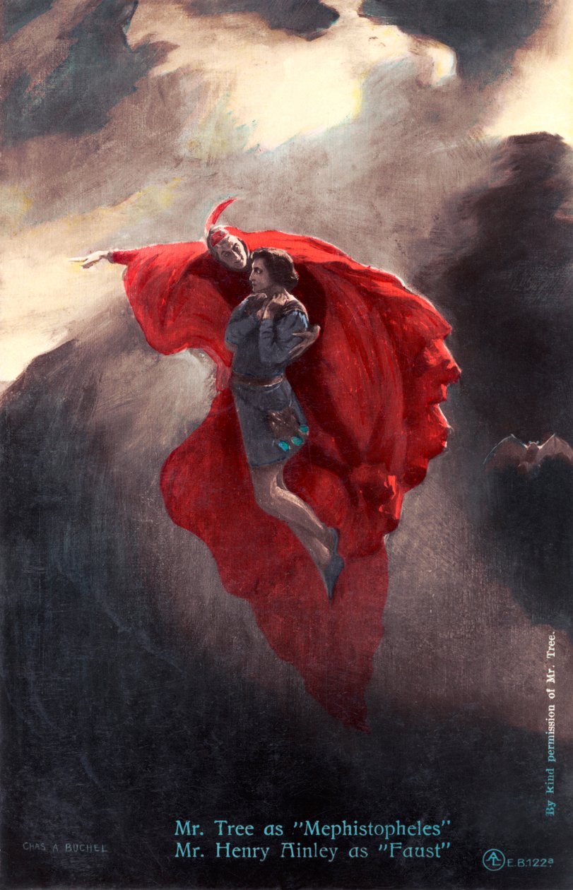 Henry Ainley Playing Faust by Charles A. Buchel