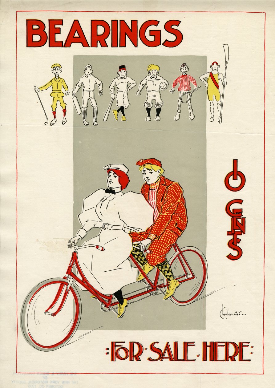 Bearings, 10 Cents, For Sale Here by Charles A. Cox