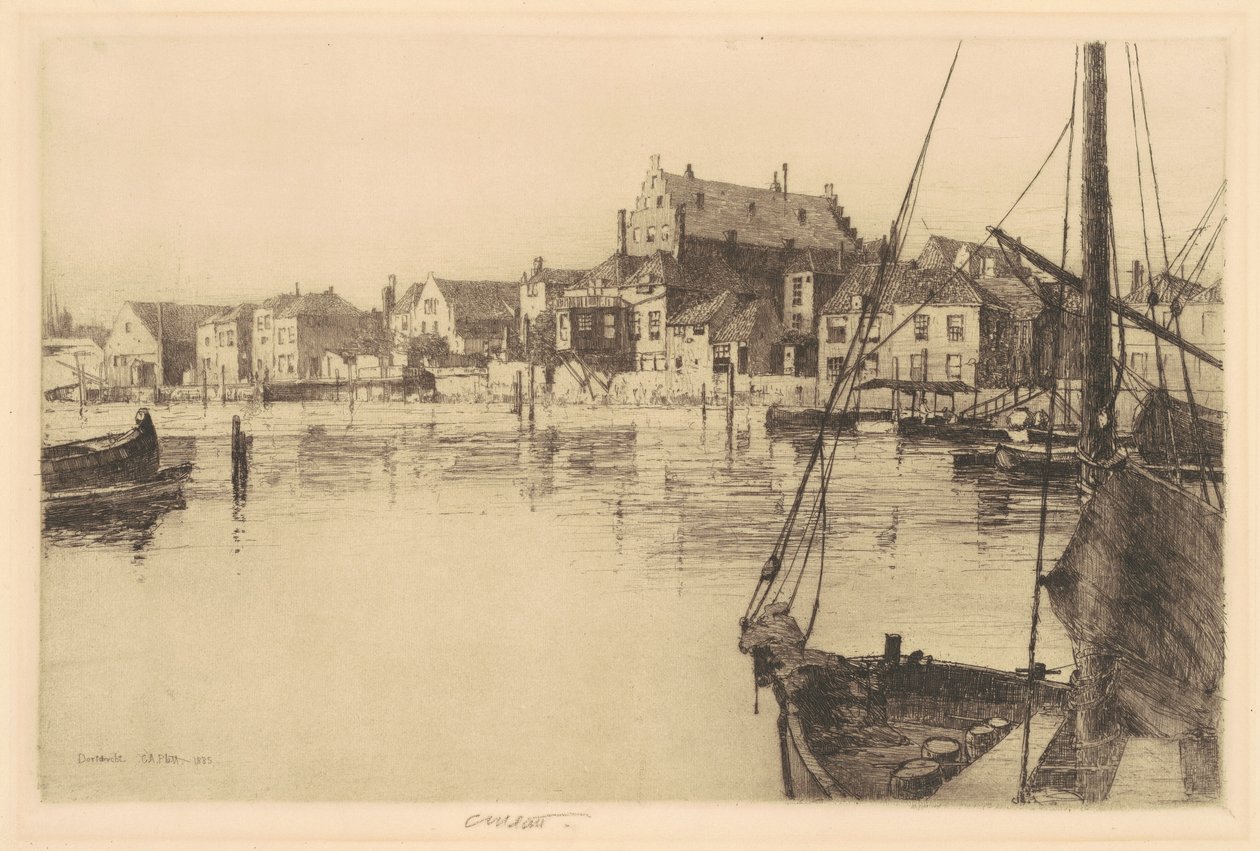 Dordrecht (Old Warehouse) by Charles A. Platt