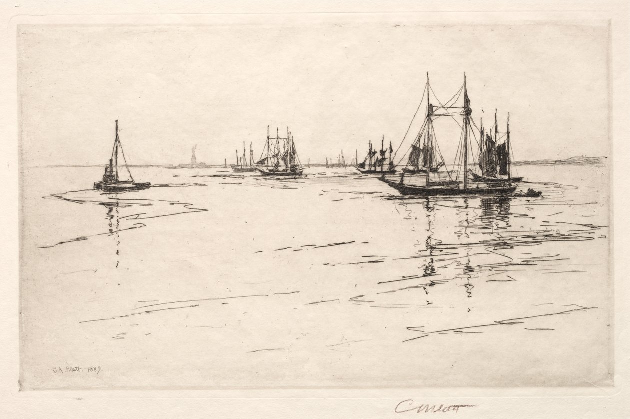 Buttermilk Channel, New York by Charles Adams Platt