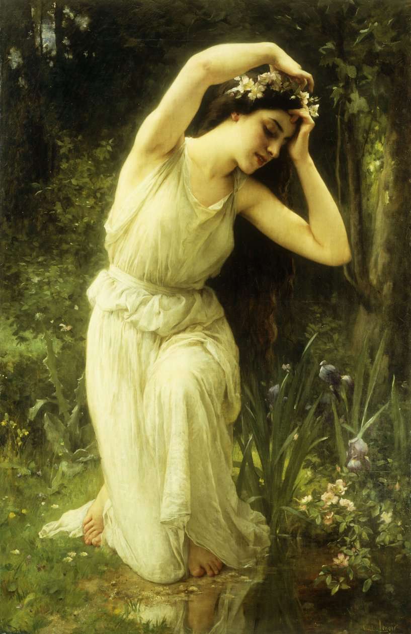 A Nymph in the Forest by Charles Amable Lenoir
