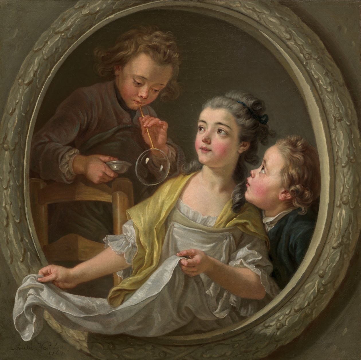 Soap Bubbles by Charles Amedee Philippe van Loo