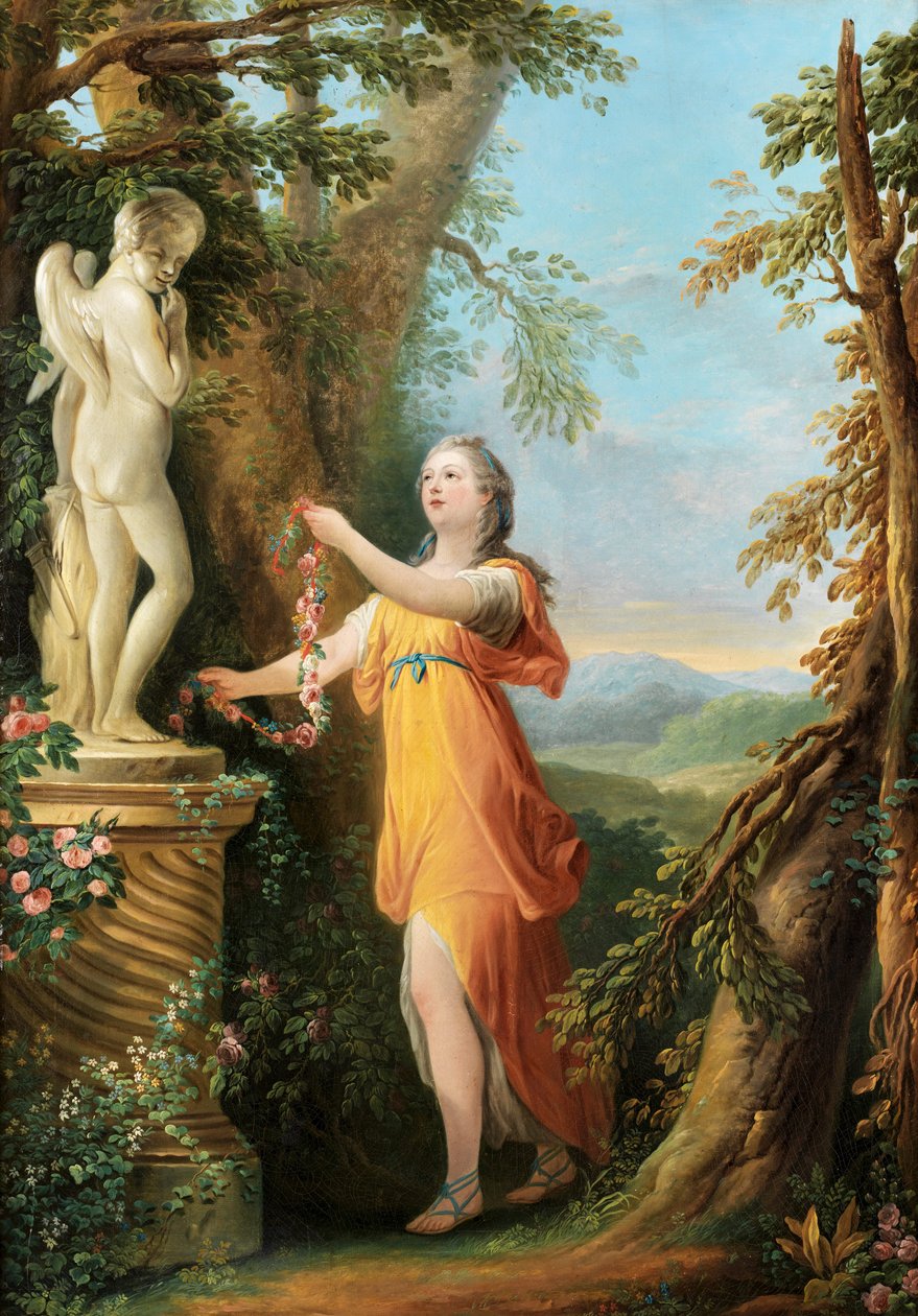 The Sacrifice to Love by Charles André van Loo