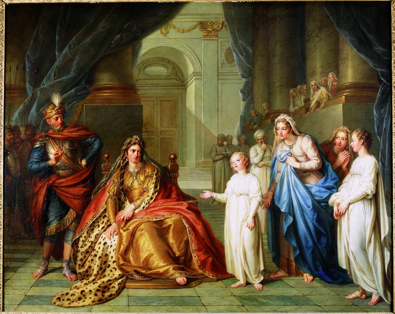 Athaliah and Jehoash by Charles Antoine Coypel