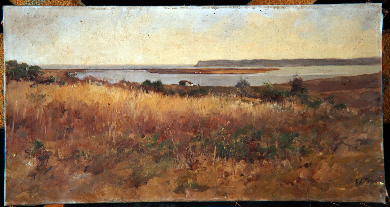 Point Loma from Logan Heights by Charles Arthur Fries