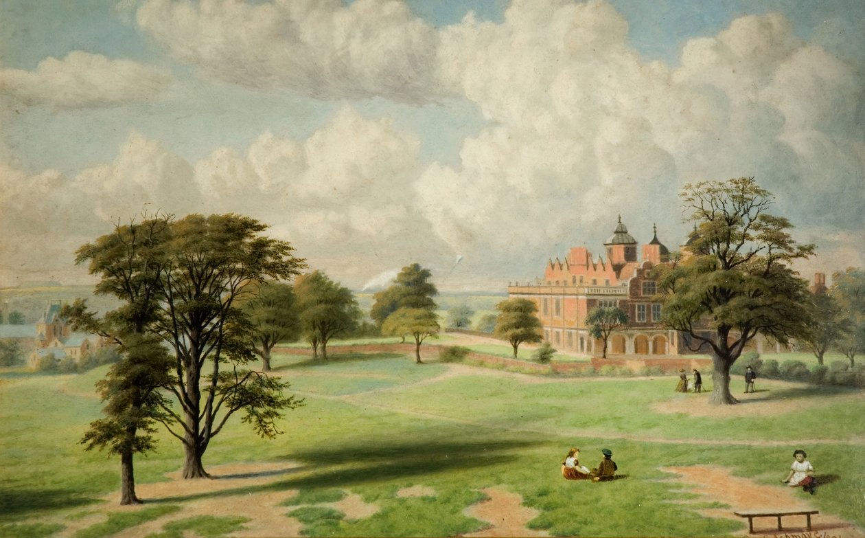Aston Hall From The Park by Charles Ashmore