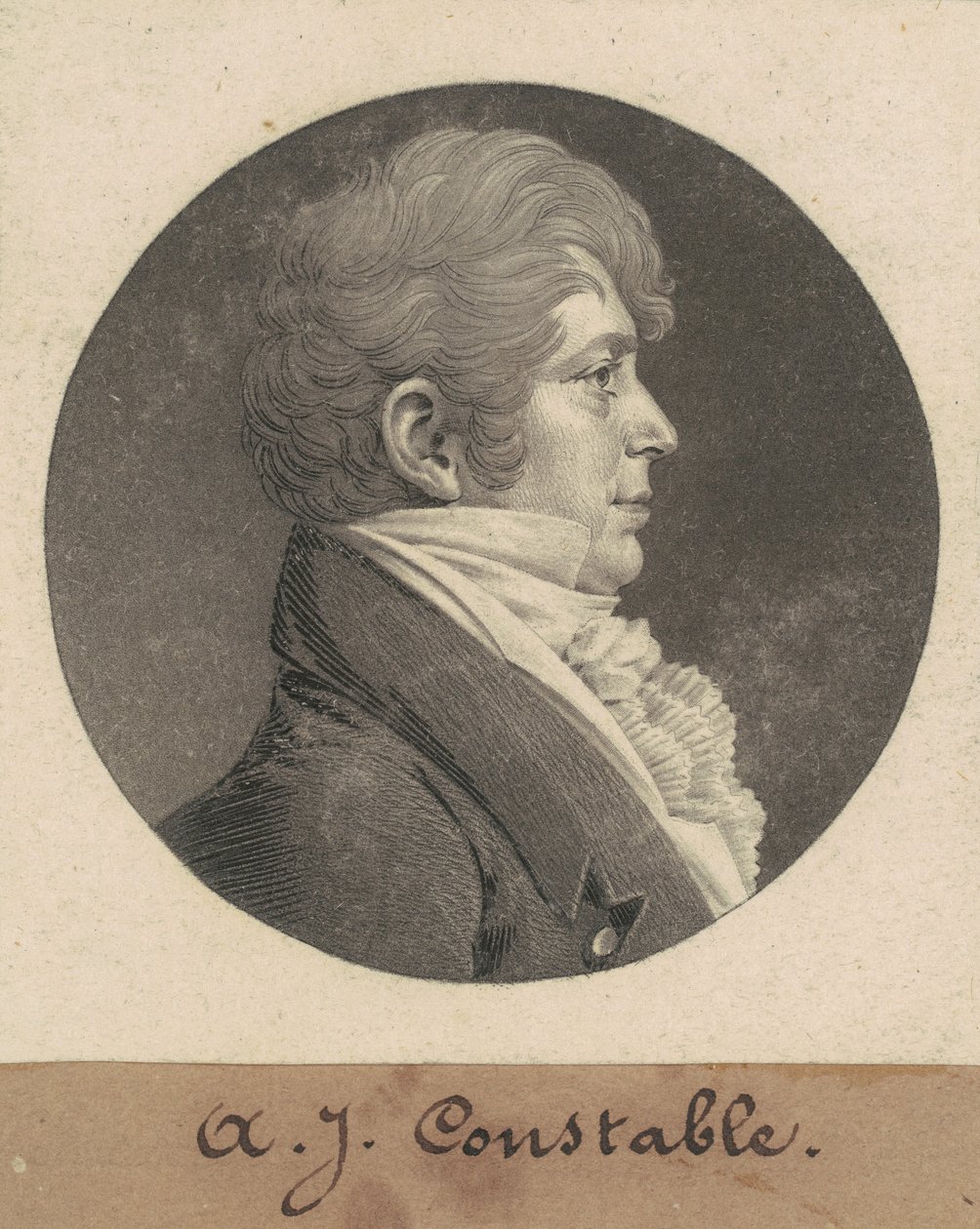 A. J. Constable by Charles B. J. Févret de Saint Mémin