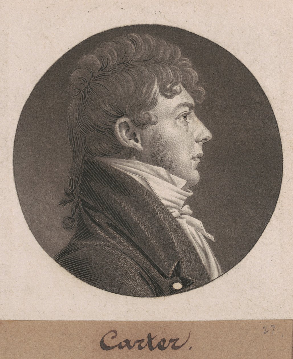Carter by Charles B. J. Févret de Saint Mémin