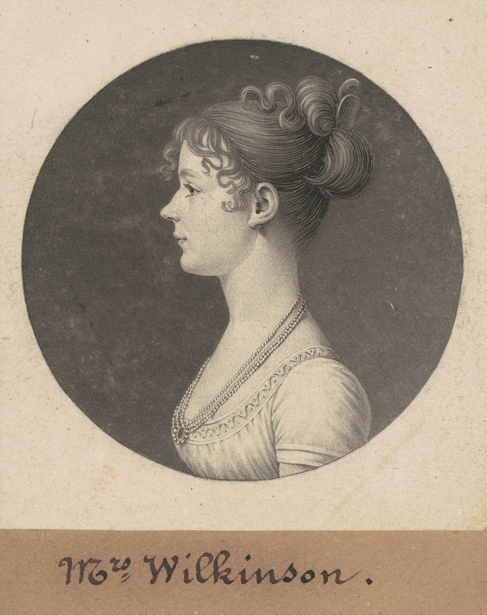 Catherine Andrews Wilkinson by Charles B. J. Févret de Saint Mémin