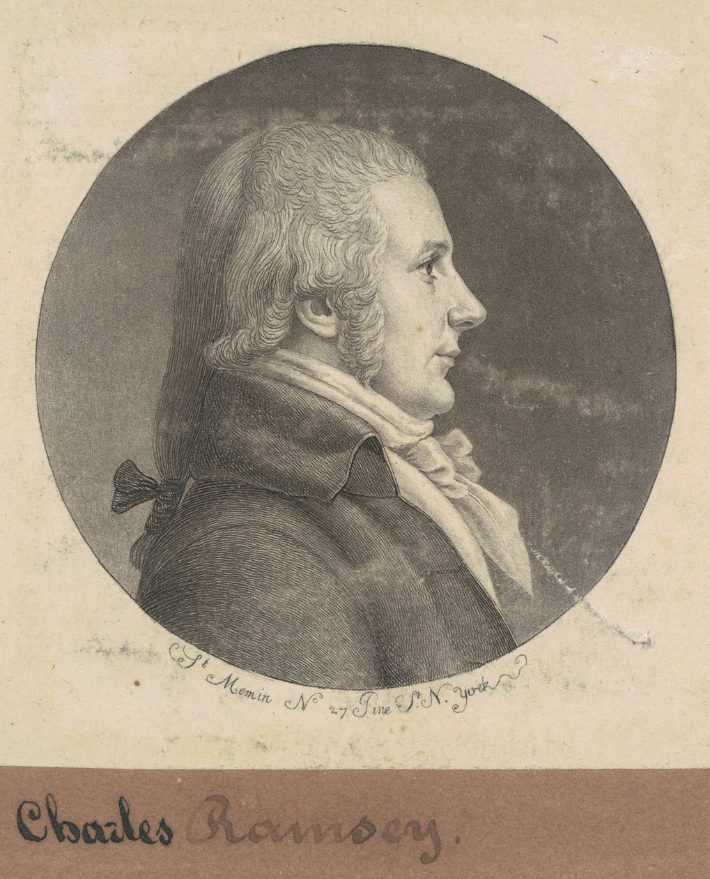 Charles Ramsay by Charles B. J. Févret de Saint Mémin