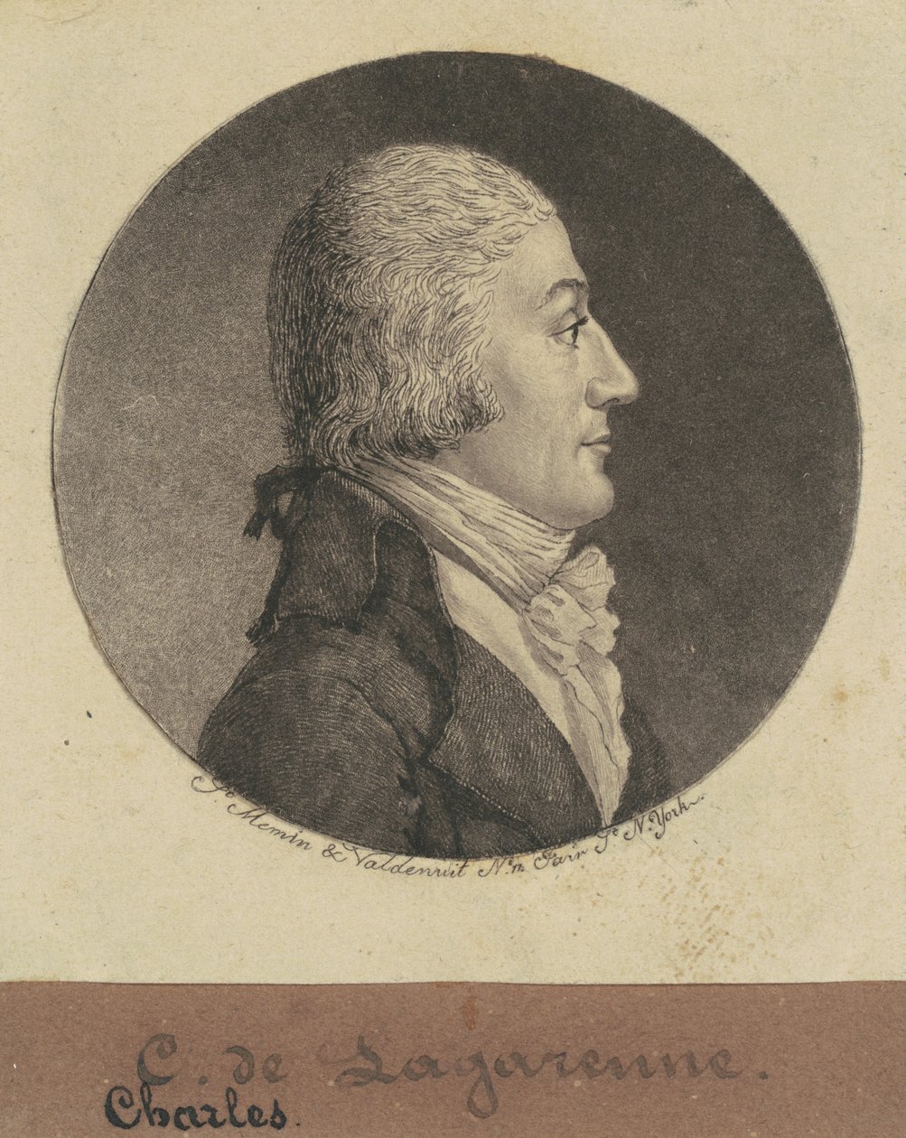 Charles de Lagarenne by Charles B. J. Févret de Saint Mémin