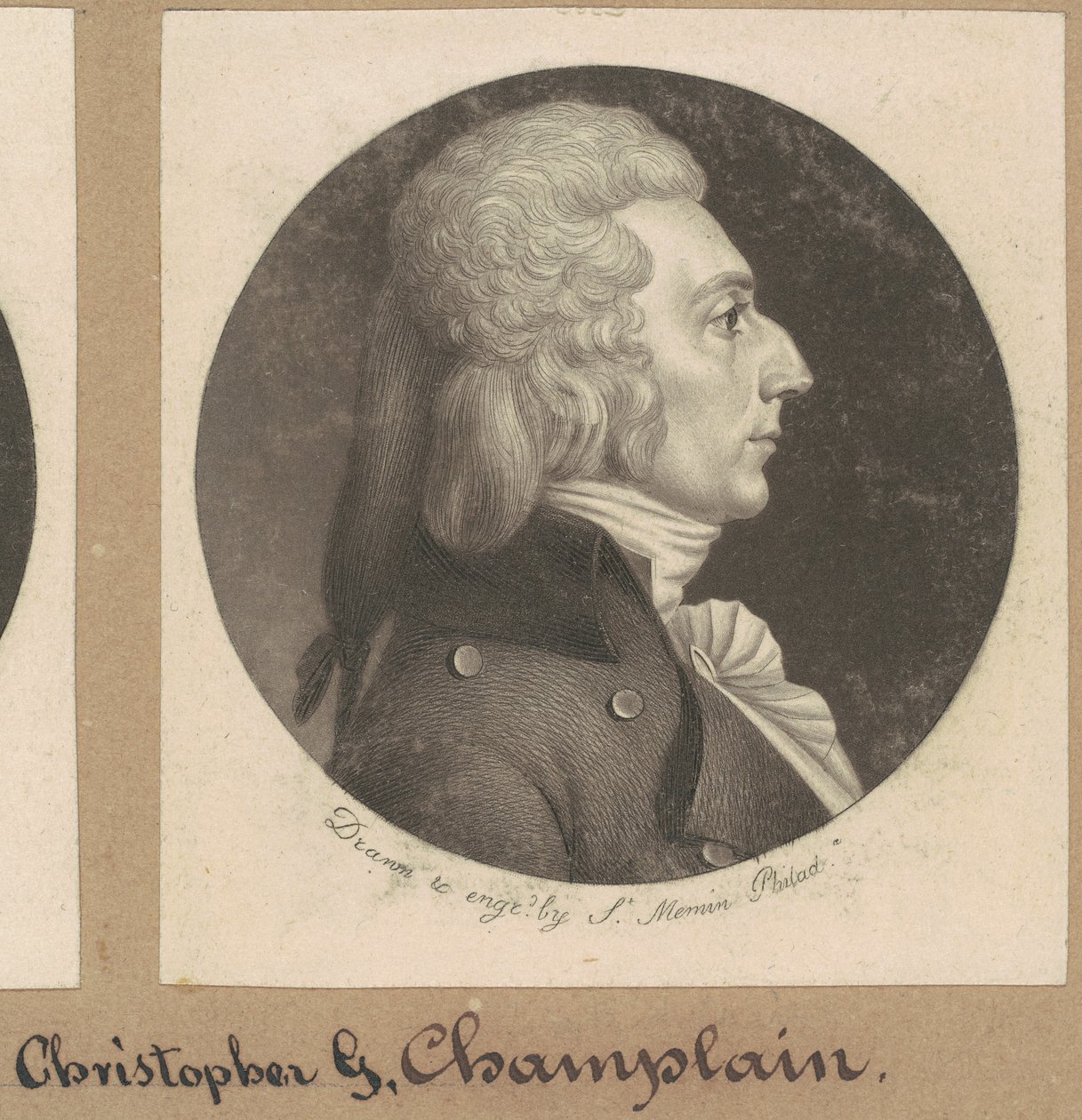 Christopher Grant Champlin by Charles B. J. Févret de Saint Mémin