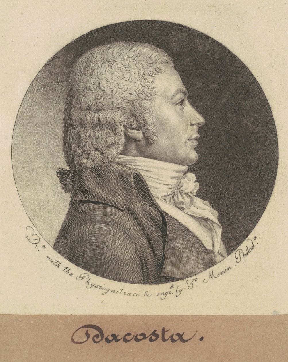 Dacosta by Charles B. J. Févret de Saint Mémin
