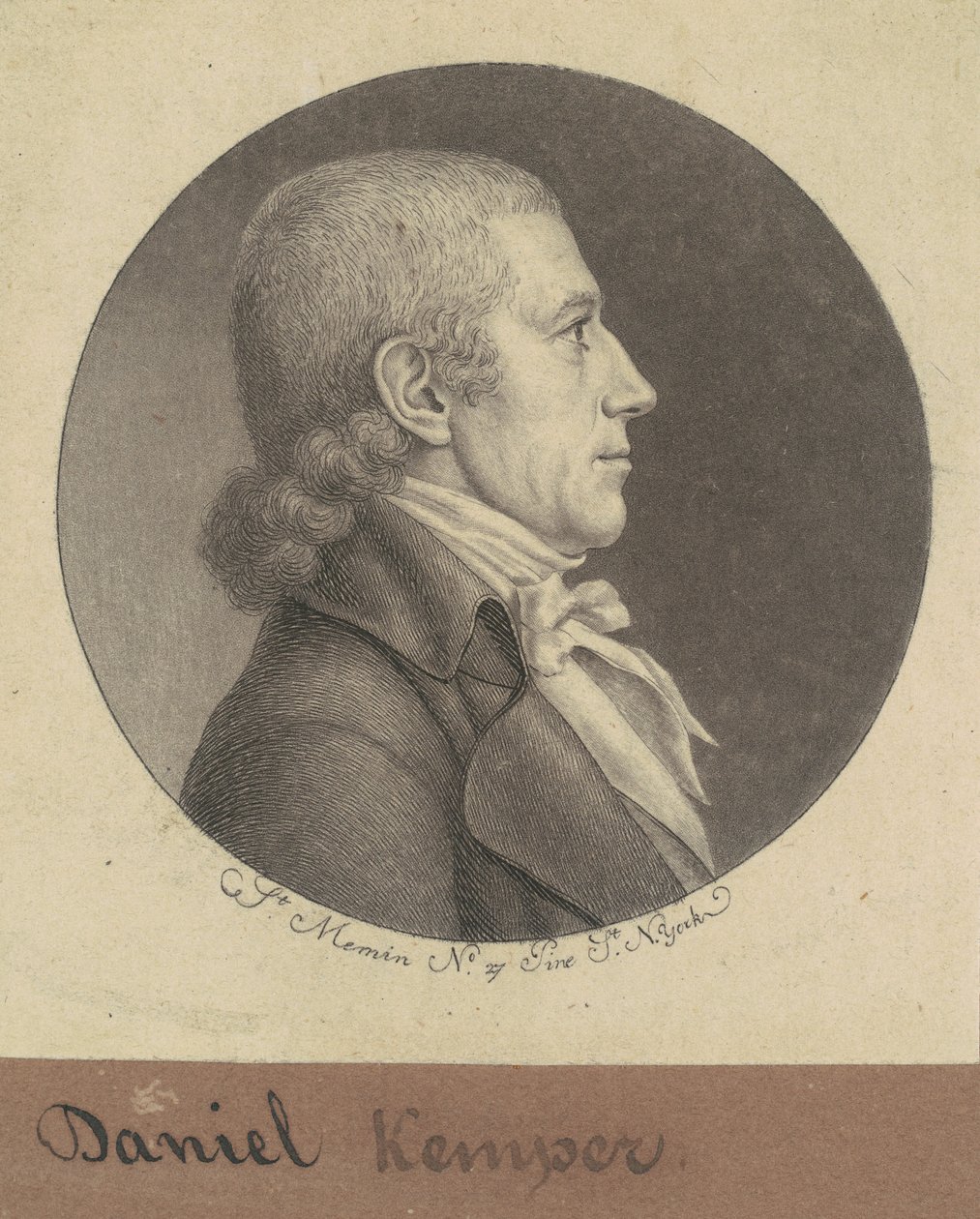 Daniel Kemper by Charles B. J. Févret de Saint Mémin