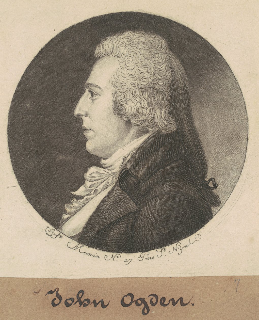 David A. Ogden by Charles B. J. Févret de Saint Mémin