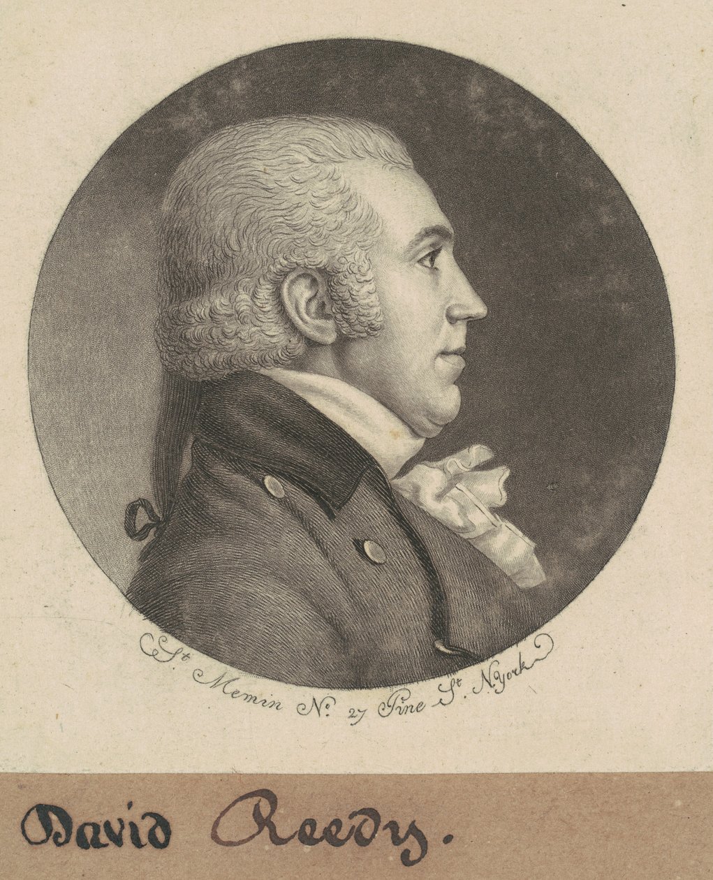 David Reedy by Charles B. J. Févret de Saint Mémin