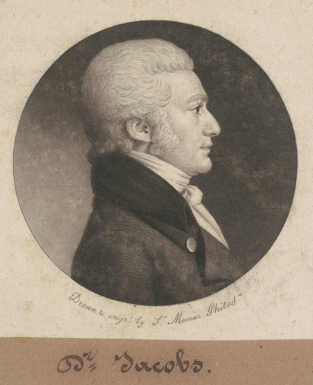 Dr. Jacobs by Charles B. J. Févret de Saint Mémin