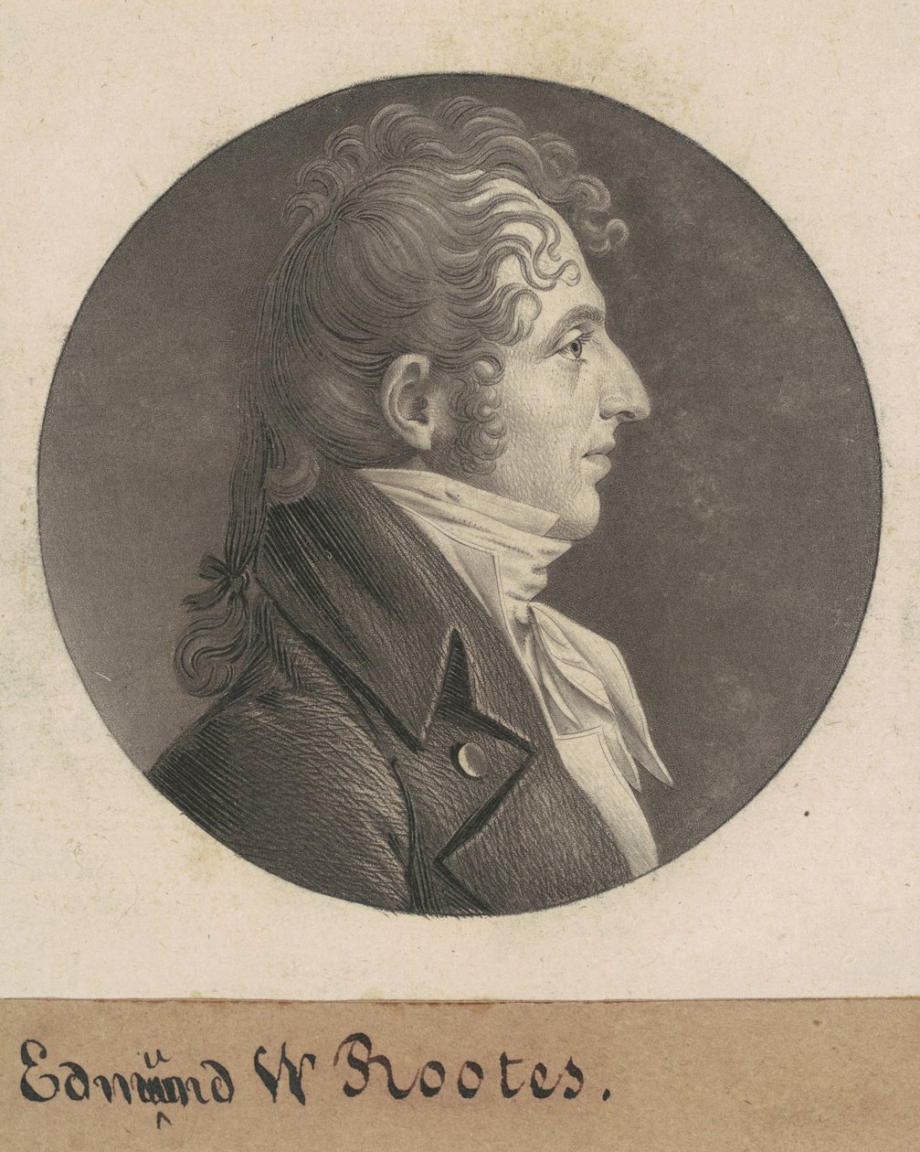Edmund Wilcox Rootes by Charles B. J. Févret de Saint Mémin
