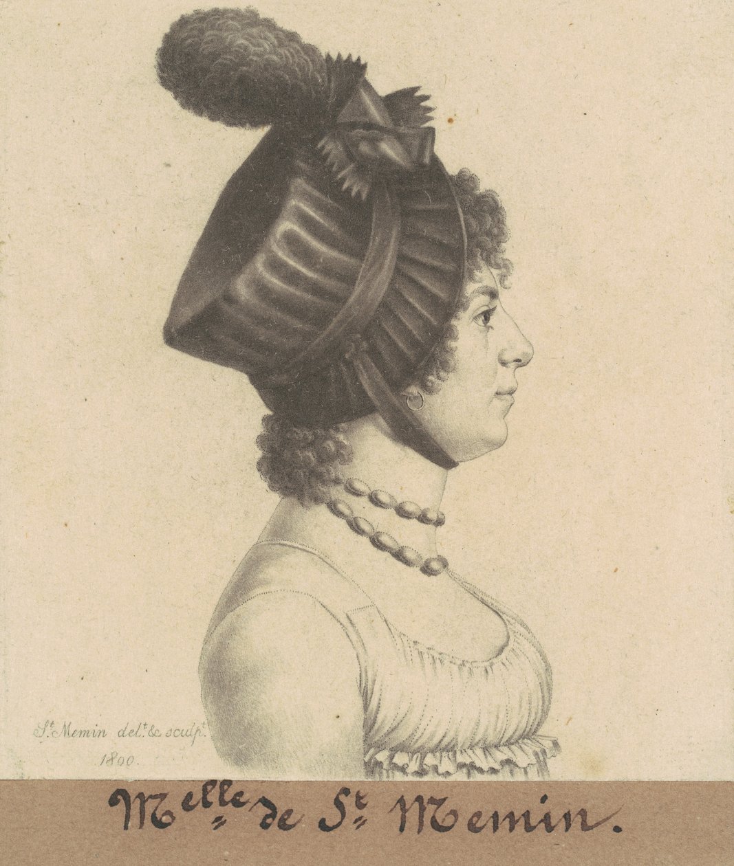 Étiennette-Charlotte-Adélaïde Févret de Saint-Mémin by Charles B. J. Févret de Saint Mémin