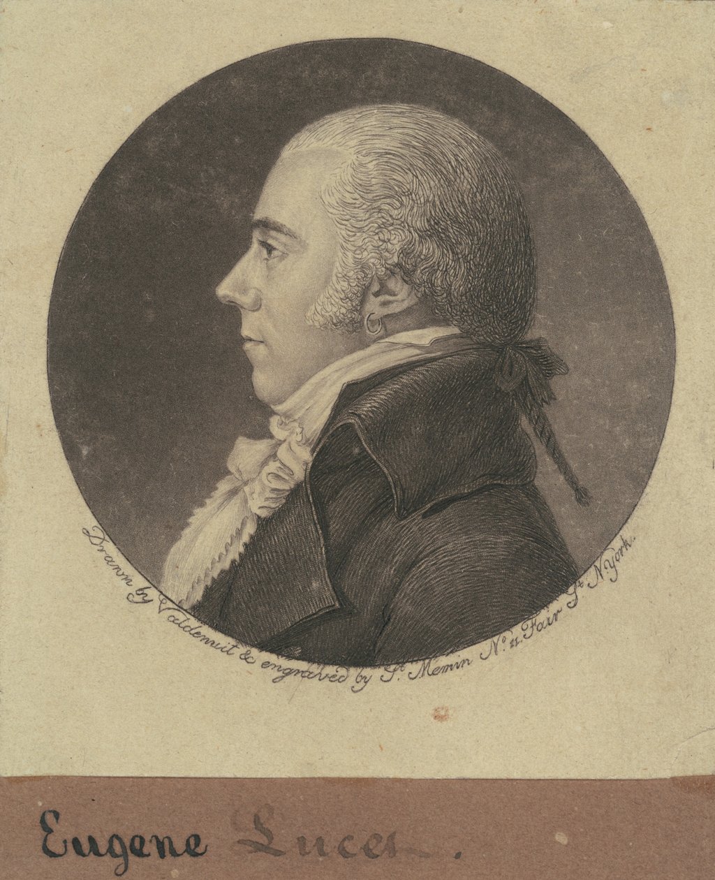 Eugene Lucet by Charles B. J. Févret de Saint Mémin