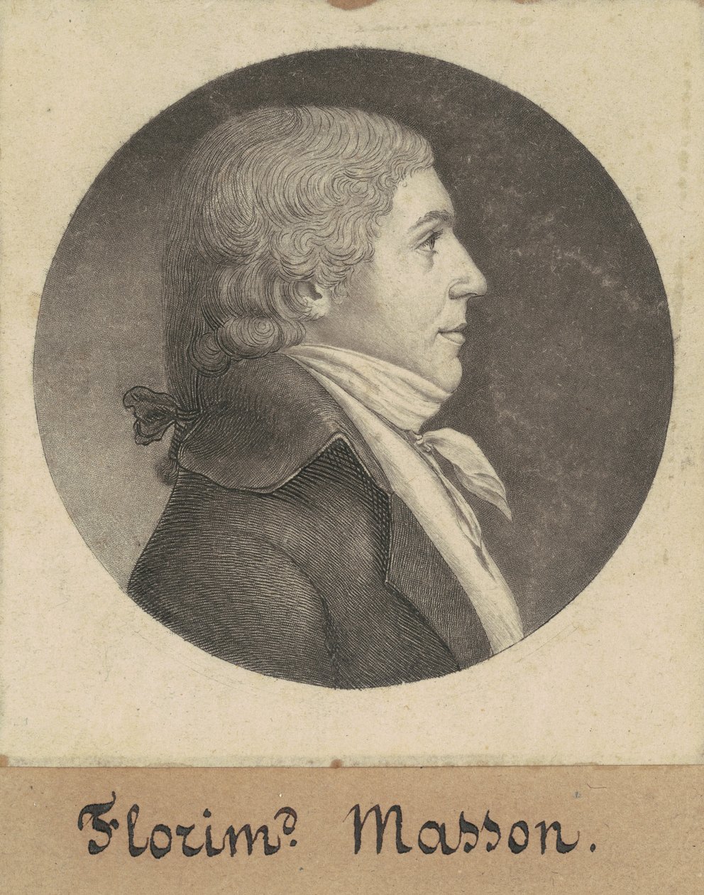Florimond Masson by Charles B. J. Févret de Saint Mémin