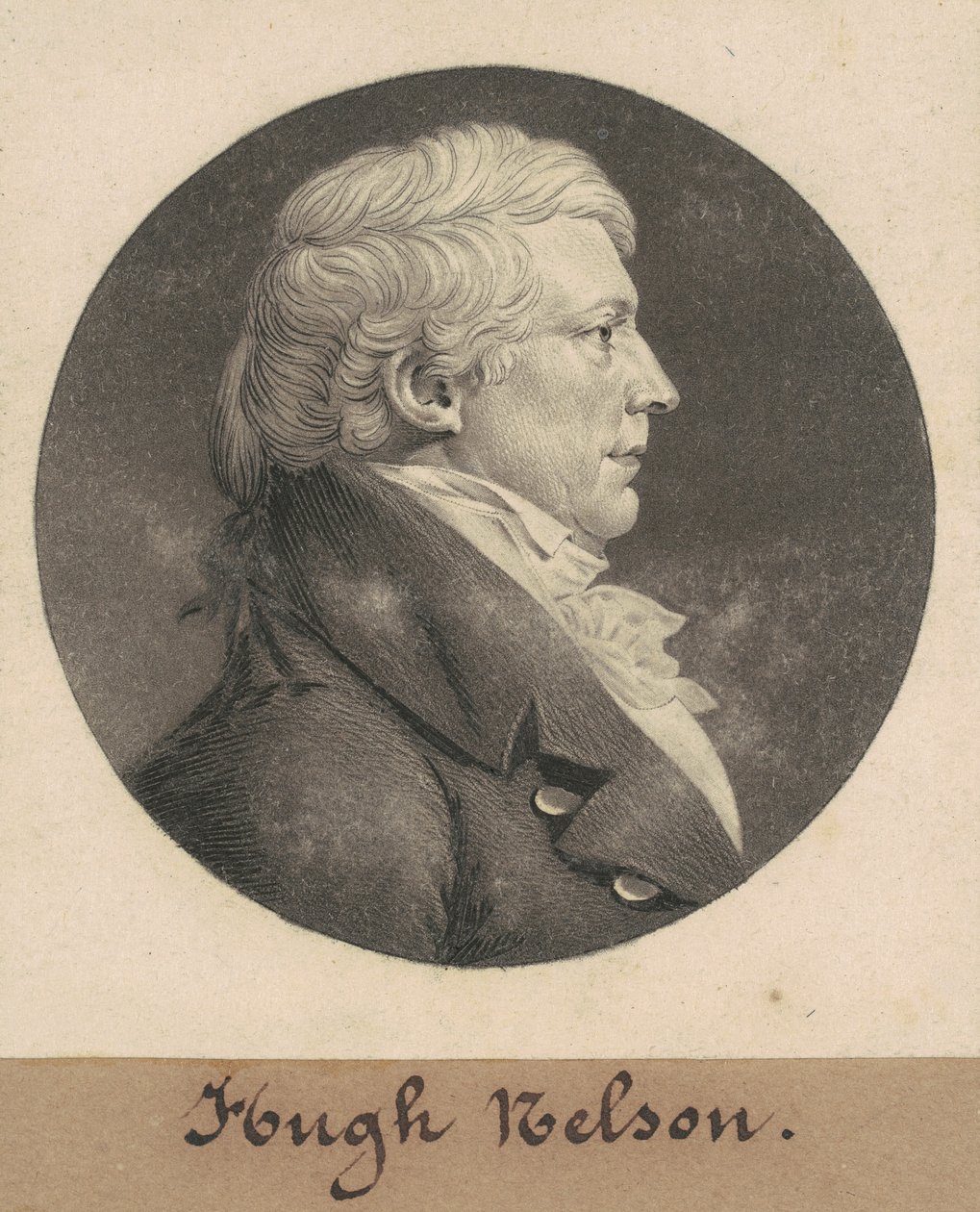 Francis Nelson by Charles B. J. Févret de Saint Mémin