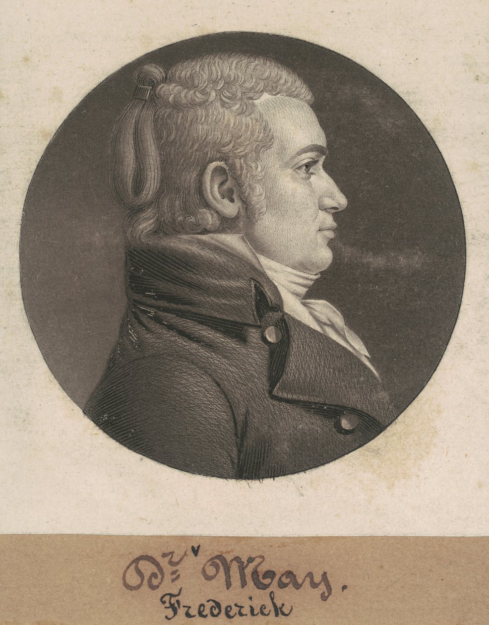 Frederick May by Charles B. J. Févret de Saint Mémin