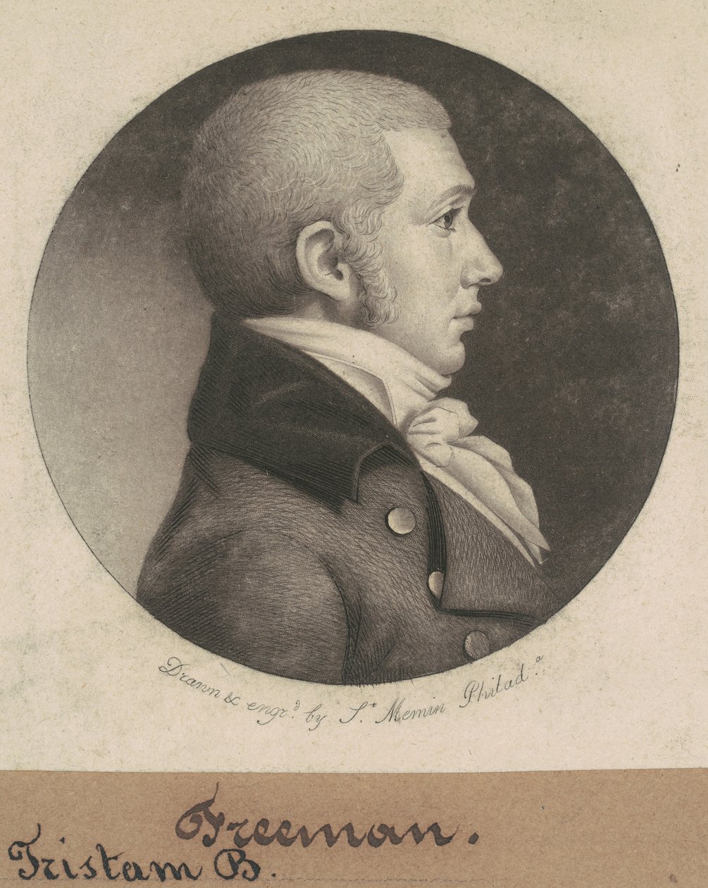 Freeman by Charles B. J. Févret de Saint Mémin