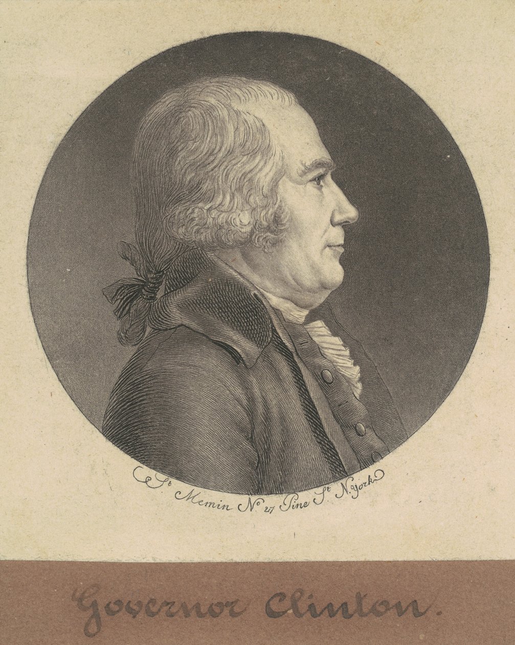 George Clinton by Charles B. J. Févret de Saint Mémin