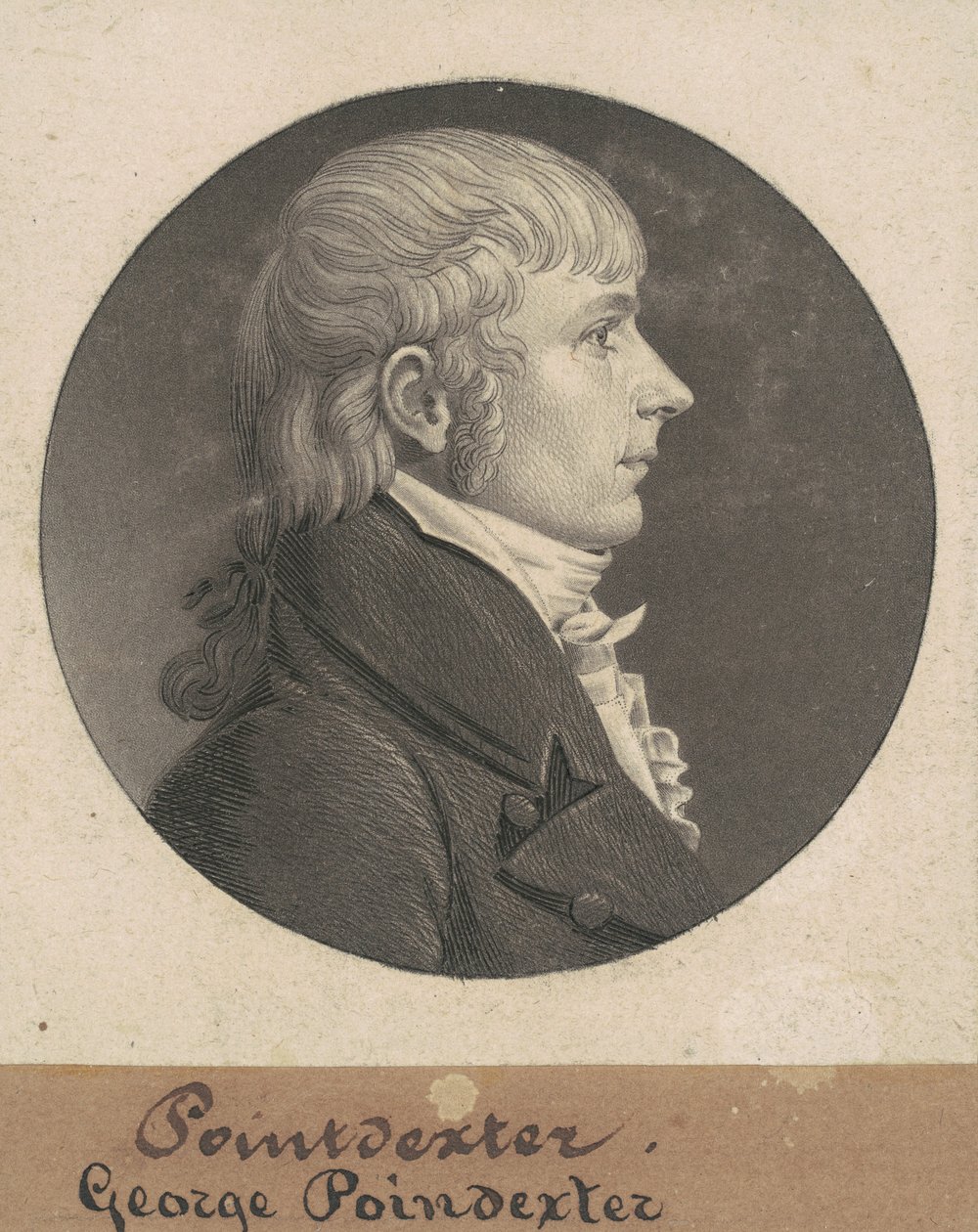 George Poindexter by Charles B. J. Févret de Saint Mémin
