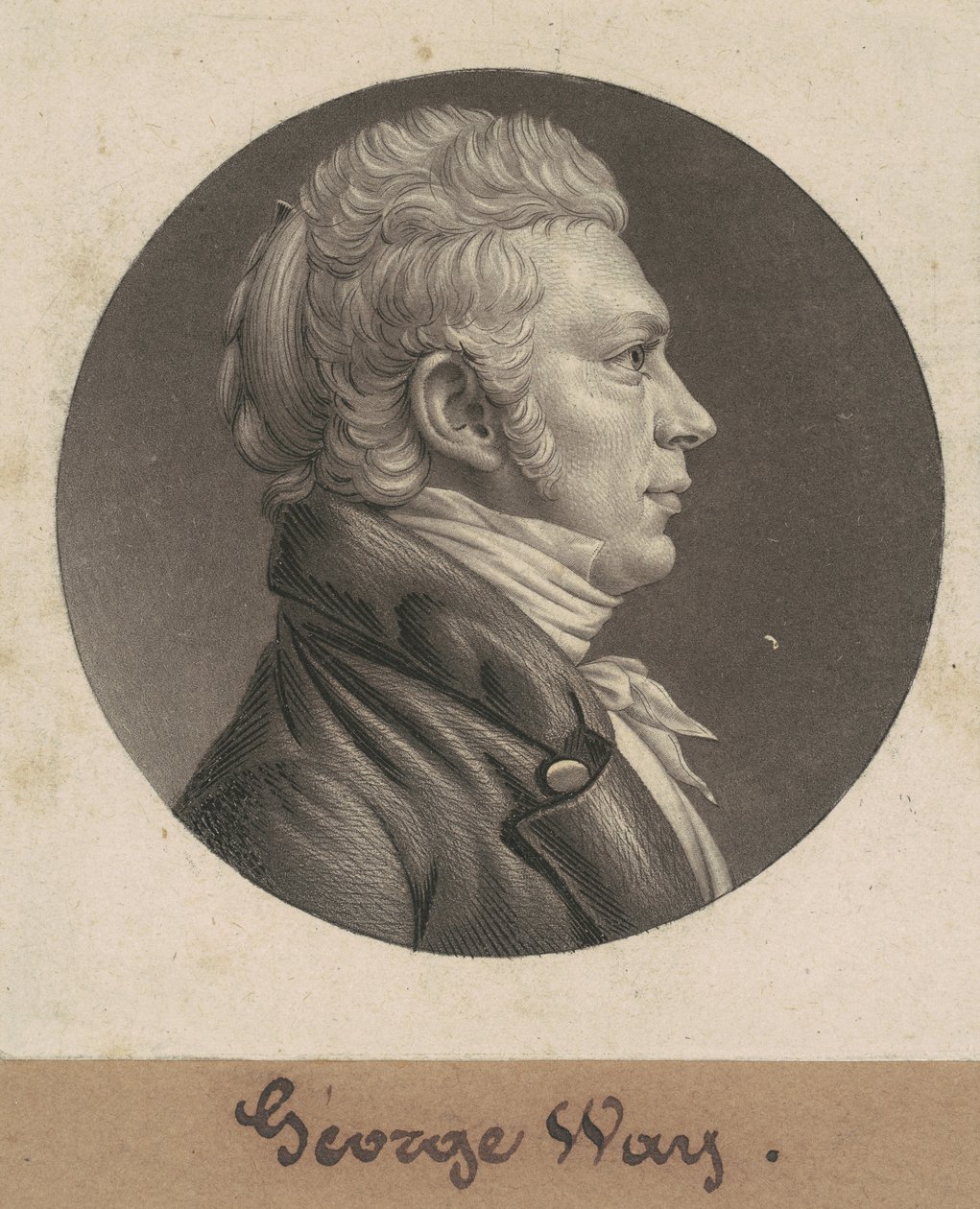 George Way by Charles B. J. Févret de Saint Mémin